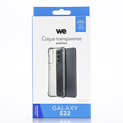 Avis WE Coque Compatible avec [SAMSUNG GALAXY S22] - Housse Fine avec Technologie Absorption des Chocs & Finition Premium TPU Silicone transparent [Shock Absorbtion]