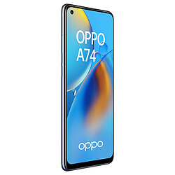 OPPO A74 - 4G - 128 Go - Bleu - Reconditionné