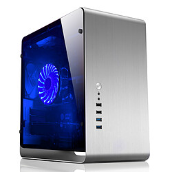 Jonsbo UMX3 Silver - Verre trempé Boitier PC MATX / ITX - Noir