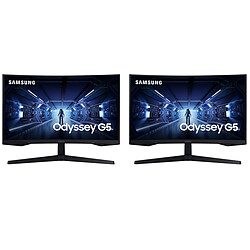 Samsung Lot de 2 écrans 27" LED Odyssey G5