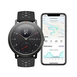 MONTRE CONNECTÉE WITHINGS STEEL HR SPORT BLACK