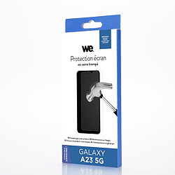 WE Verre trempé SAMSUNG GALAXY A23 5G: Protection écran - anti-rayures - anti-bulles d'air - ultra-résistant - dureté 9H Glass