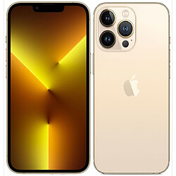 Apple iPhone 13 Pro - 1 To - Or - sans écouteurs · Reconditionné Smartphone 6,1 Super Retina XDR - ProMotion 6.1 - Puce A15 Bionic - Charge rapide 20W ou plus - Cam?ra Pro 12MP - Mode Cin?matique - iOS 15