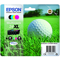Epson Multipack Balle de golf XL Noir,Cyan,Magenta,Jaune Multipack Balle de golf XL Noir,Cyan,Magenta,Jaune