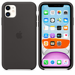 Avis Apple Coque en silicone pour iPhone 11 - MWVU2ZM/A - Noir