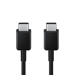Câble de charge USB-C vers USB-C, longueur 1,8m, charge rapide 25W Coloris Noir SAMSUNG EP-DX310JBEGEU