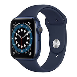 Apple Watch Series 6 - GPS - 44 - Alu Bleu / Bracelet Sport Deep Navy - Regular