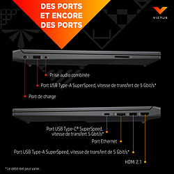 HP Victus 15-fa1003nf - Argent mica pas cher