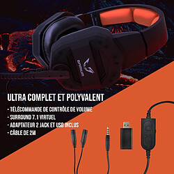 Acheter Gamium Micro-Casque gaming WEGCASGAM2JK1JK1USB