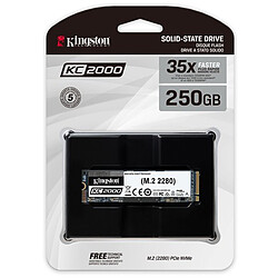 Kingston KC2000 500Go M.2 NVMe PCIe Gen 3.0 x 4