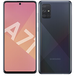 Samsung Galaxy A71 - 128 Go - Noir Prismatique Smartphone 6,7'' FHD+ Super AMOLED - HDR - 4G - Android 10 - Charge Rapide 25W - Quadruple capteur photo 64MP