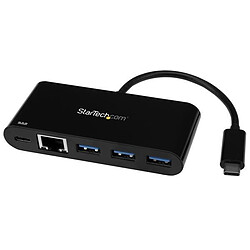 StarTech.com Adaptateur USB-C vers Gigabit Ethernet avec hub USB 3.0 à 3 ports et USB Power Delivery