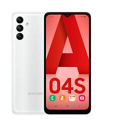 Smartphone SAMSUNG GALAXYA04SBLANC SAMSUNG Smartphone Galaxy A04S Blanc 32Go Android 12 OctaCore 2GHz Exynos 850 batterie 5