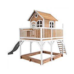 Axi House Liam Maisonnette, marron/blanc - Toboggan Blanc