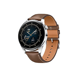 Huawei Watch 3 Classic - Bracelet en Cuir - Marron