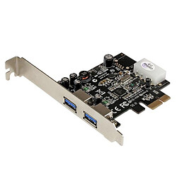 StarTech.com Carte contrôleur PCI Express à 2 ports USB 3.0