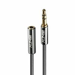 Lindy 35331 câble audio 10 m 3,5mm Anthracite (10m 3.5mm Extension Audio Cr)