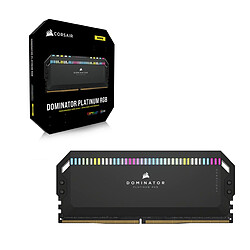 Avis Corsair DOMINATOR PLATINUM RGB - 2x16Go - DDR5 5600 Mhz -  CAS 36 - Noir