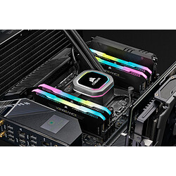 Corsair Vengeance RGB PRO SL - 2 x 8 Go - DDR4 3600 MHz C18 - Noir + AMD B550-PLUS TUF GAMING - ATX pas cher