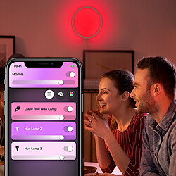 Acheter Philips Hue Applique murale d'intérieur connectée circulaire  SANA - 20W 24V - Noir - White & Color Ambiance