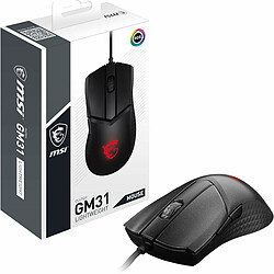 MSI Souris Gamer CLUTCH GM31 LIGHTWEIGHT pas cher