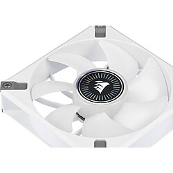 Corsair Trois ventilateurs iCUE ML120 RGB ELITE Premium 120mm Blanc avec iCUE Lighting Node CORE pas cher