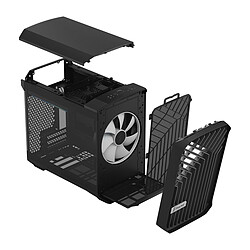 Fractal Design Torrent Nano Black TG RGB Light (Noir) pas cher