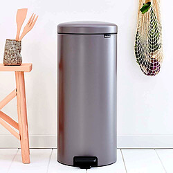 Avis Brabantia NEWICON - Poubelle à pédale - 30L - Platinium - 114441