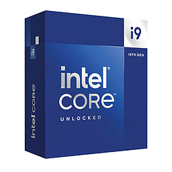 Intel Core i9-14900K (3.2 GHz / 5.8 GHz) Processeur 24 Cœurs (8 Cœurs Performant + 16 Cœurs Efficient) 32 Threads - Socket 1700 - Cache L3 36 Mo- Intel UHD Graphics 770 - 0.010 micron (version boîte sans ventilateur - garantie Intel 3 ans)