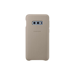 Samsung Coque Cuir Galaxy S10e - Gris