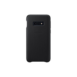 Samsung Coque Cuir Galaxy S10e - Noir