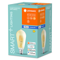 Ledvance Ampoule connectée Smart+ Bluetooth EDISON FIL OR  53W E27 - Puissance variable