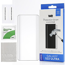 Avis WE Verre Trempé pour [SAMSUNG GALAXY S22 ULTRA] - Film Protection Ecran Anti-Rayures - Anti-Bulles d'Air - Ultra Résistant - Dureté 9H Glass