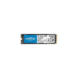 Crucial SSD - P2 2To PCIe M.2 2280SS