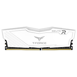 T-Force Delta RGB - 2 x 8 Go - DDR4 3200 MHz - Blanc