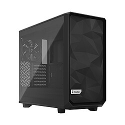 Fractal Design Meshify 2 Lite TG (Noir) Boîtier Moyen Tour Noir avec Fenêtre en Verre Trempé