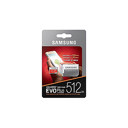 Acheter Samsung EVO PLUS 512 Go avec adaptateur