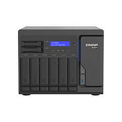 Avis QNAP TS-h886-D1622-16G NAS TS-h886-D1622-16G Intel Xeon D-1622 16Go RAM 4x2.5GbE 3xUSB3.2 6+2 2.5p/3.5p SATA 6Gbps