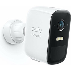 Eufy Cam 2C Pro Caméra Espion Extérieure Vision Nocturne Étanchiété IP67 WiFi Blanc