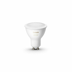 Avis Philips Hue Pack de 3 ampoules connectées GU10 6.5W - White & Color Ambiance + Pont de connexion Hue