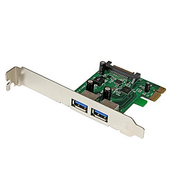 StarTech.com Carte contrôleur PCI Express à 2 ports USB 3.0