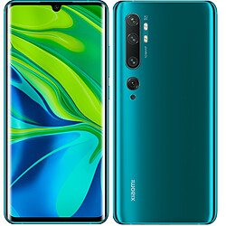 Xiaomi Mi Note 10 Pro - 256 Go - Vert · Occasion Ecran 6.47'' 3D AMOLED - 5 caméras avec objectif principal 108 MP - Batterie 5260 mAh - Capteur d'empreintes sous l'écran - MIUI 11