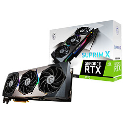 MSI GeForce RTX 3070 SUPRIM X 8G LHR GeForce RTX 3070 SUPRIM X 8G LHR - GDDR6 - Overclockée