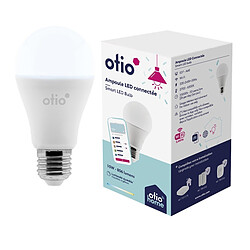 Otio Ampoule connectée WIFI LED E27 10W Ampoule WI-FI A60 E27 CCT 10W - Compatible Google Home et Amazon Alexa