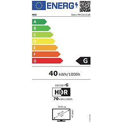 MSI 34'' LED Optix MPG341CQR pas cher