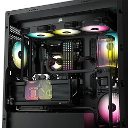 Corsair Ventilateur PWM 140mm iCUE SP140 RGB ELITE Performance - Blanc pas cher