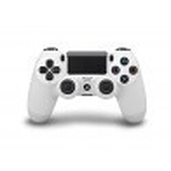 Sony Interactive Entertainment - Manette Dualshock Blanche PS4- Câble USB fourni pour recharger la manette en USB- Haut parleur intégré et sortie casque vidéo- Partagez des vidéos de jeux- Pavé tactile- Garantie Constructeur 1 an