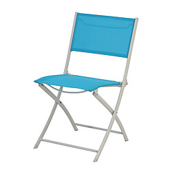 Carrefour Chaise de jardin Tello pliante - Bleu