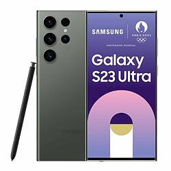 Samsung Galaxy S23 Ultra - 8/256 Go - Vert Smartphone avec Galaxy AI - 6,8 pouces Quad HD+ - Dynamic AMOLED 2X - 200 Hz - 5G - Triple capteur 50 MP - Vid?o 8K