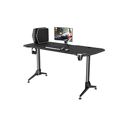 REKT R-Desk MAX 160 Bureau gamer  - Support jusqu'à 100 kg - Cadre en métal et surface en fibre de carbone